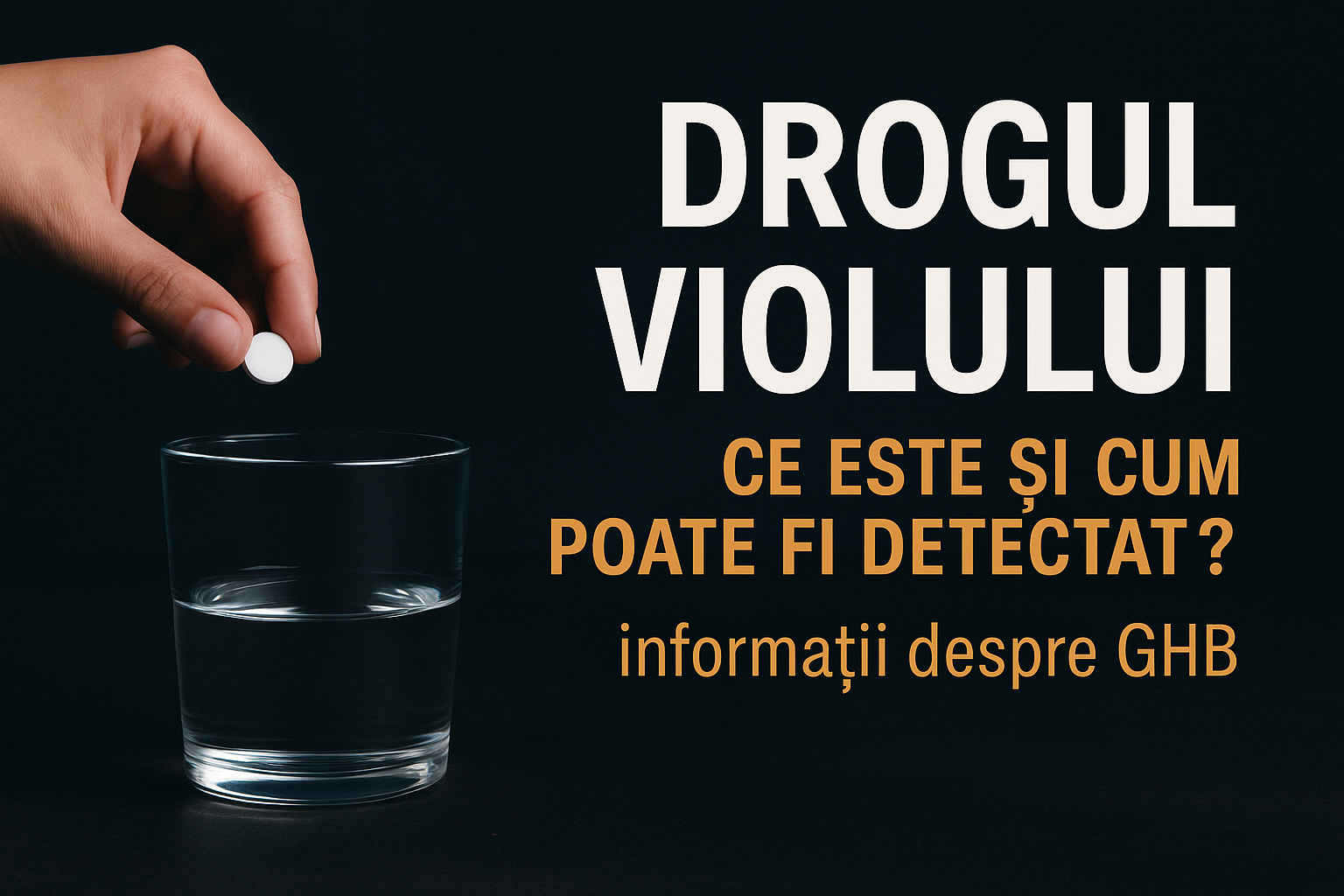 Ce este „Drogul Violului” și Cum Poate Fi Detectat? Informații Esențiale pentru Siguranța Ta