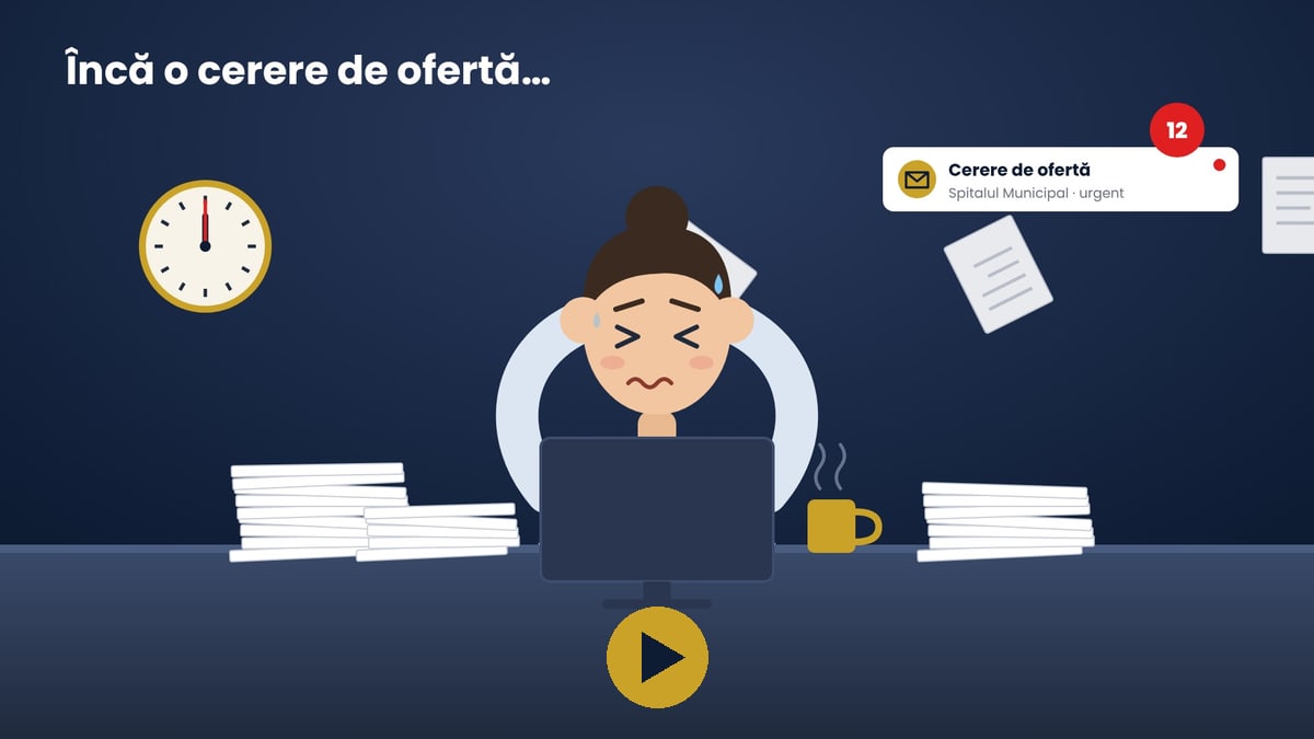 Videoclip: oferta de preț din coșul goldenprotect.ro, pentru instituții publice