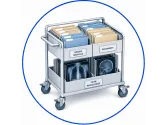 Cărucioare pentru arhivarea dosarelor și filmelor radiologice