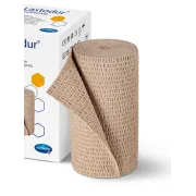 Fașă elastică pentru compresie puternică, culoare maro Hartmann LASTODUR 12 cm x 7 m, 1 buc