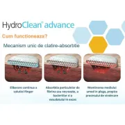 HydroClean Advance pansament hidro-reactiv, cu PSA*, pentru 3 zile rotund, 7,5 x 7,5 cm 10 buc, Hartmann