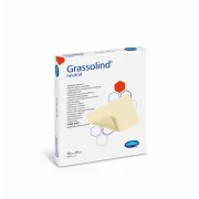 Grassolind comprese impregnate cu unguent neutru 10 x 10 cm 10 buc, Hartmann