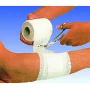 Peha-haft bandaj elastic de fixare, autoadeziv, fără latex 10 cm x 20 m, 1 buc, Hartmann