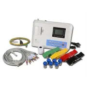 Electrocardiograf Digital Portabil cu 1 Canal – Ecran LCD, Imprimantă Termică de Înaltă Rezoluție, Achiziție 12 Derivații și Protecție la Defibrilare