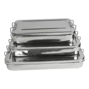 Cutie instrumentar cu manere din otel inox, 36x19x6cm
