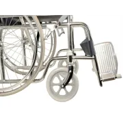 Scaun cu rotile pliabil, șezut 46 cm, sarcina maxima suportata 100 kg