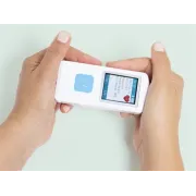 Monitor ECG de Palmă Portabil PM10 – Ecran Color TFT, Bluetooth, Aplicație Mobilă Gratuită și Software PC