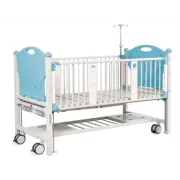 Pat medical pentru copii (pediatric) cu saltea inclusă - culoare albastru