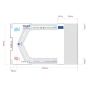 Pungi Sterilizare Autosigilante Autoclav, 60x100mm(50x40mm), 100 bucati