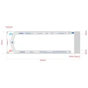 Pungi Sterilizare Autosigilante Autoclav, 75x250mm(55x200mm), 100 bucati