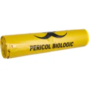 Saci galbeni pericol biologic, 40L - 50 buc