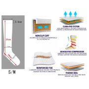 Șosete de Compresie Amuzante - Nylon-Poliester (Set 5 Perechi)