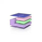 Saltea confortabilă pentru prevenirea escarelor cu 3 straturi, dimensiune 200x90x15 cm