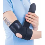 Orteză de Cot cu Suport Elastic și Compresie Reglabilă, Mărime Universală, Dispozitiv Medical