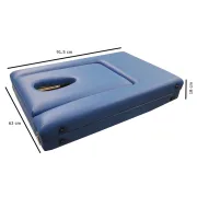 Masă de masaj pliabilă din aluminiu cu orificiu facial – tip geantă