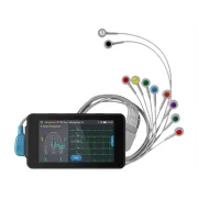 Electrocardiograf Portabil de Buzunar PCECG-500 – 6/12 Derivații, Ecran Touchscreen, Algoritm Glasgow, Wi-Fi și Cameră HD