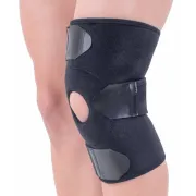 Orteză de Genunchi Mobilă cu Suport Patelar și Fixare Ajustabilă, Mărime Universală - Dispozitiv Medical