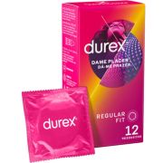 Durex Dame Placer - Prezervative cu Puncte și Striații (12 Bucăți)