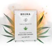 Lubrifiant monodoza 6 ml cu efect de încălzire si aroma de cannabis