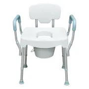 Scaun pentru dus si toaleta cu mânere de sprijin XL - sarcina maxima 227 kg