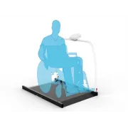 Cântar digital cu platformă WUNDER RW2.0 – 300 kg, Clasa III, cu balustradă pliabilă