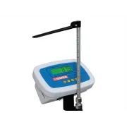 Cântar digital PEGASO cu stadimetru – 200 kg, afișaj LCD, alimentare duală