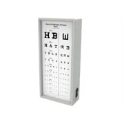 Diagramă optometrică cu zecimale mixte, 3 m