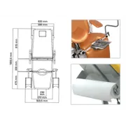 Scaun ginecologic profesional GYNEX – funcționalitate, confort și design Made in Italy - culoare la alegere