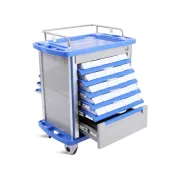 Cărucior Medicamente Neo  – Mobilier Medical Profesional cu Sertare