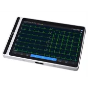 Tabletă Electrocardiograf NEO ECG S120 – Ecran Touch Screen Color 7", Achiziție pe 12 Derivații, Conectori Banana Plug, Algoritm Glasgow și Transmisie Wireless WiFi/4G