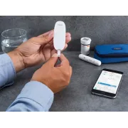 Glucometru inteligent iHealth Gluco+ BG5s cu conectivitate wireless, aplicație mobilă si 50 de teste incluse