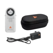 Dermatoscop portabil HEINE DELTAONE – alb, cu iluminare LEDHQ și placă de contact sterilizabilă