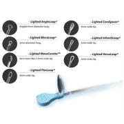 Kit cu chiurete mixte luminate – cu lentilă și iluminator LED, 50 buc