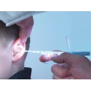 Pensa medicală iluminata – cu lentilă și LED, vârf articulat 90°, de unică folosință, set de 10 buc