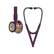 Stetoscop 3M™ Littmann® Cardiology IV – Finisaj Special Rainbow, tub Plum, tijă Violet (Cod 6239)