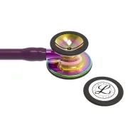 Stetoscop 3M™ Littmann® Cardiology IV – Finisaj Special Rainbow, tub Plum, tijă Violet (Cod 6239)