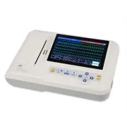Electrocardiograf Portabil GIMA 600G (Cod 33222) – Ecran Color Tactil 7", Achiziție Simultană pe 12 Derivații, Imprimantă Termică Integrată și Interpretare Automată
