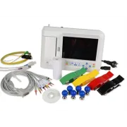 Electrocardiograf Portabil GIMA 600G (Cod 33222) – Ecran Color Tactil 7", Achiziție Simultană pe 12 Derivații, Imprimantă Termică Integrată și Interpretare Automată