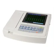 Electrocardiograf Profesional cu 12 Canale 1200G – Ecran Color 8", Diagnostic Automat, Imprimare Format Lat 210 mm și Software PC Inclus