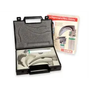 Set laringoscop LED GIMA Green F.O. 3.5 V cu 3 lame McIntosh 2-3-4 pentru adulți