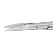 Foarfecă Aesculap pentru iridectomie și ligaturi, curbată, vârf ascuțit, 11 cm – BC111R, BBraun