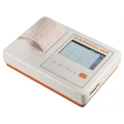 Electrocardiograf Cardioline ECG 100L Glasgow – Ecran Touch 5", Algoritm de Diagnostic Avansat (Adult, Pediatric, STEMI) și Design Ultra-Portabil (1.48 Kg)