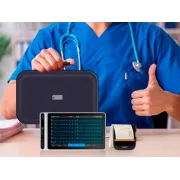Tabletă Electrocardiograf NEO ECG S120 – Ecran Touch Screen Color 7", Achiziție pe 12 Derivații, Conectori Snap Plug, Algoritm Glasgow și Transmisie Wireless WiFi/4G