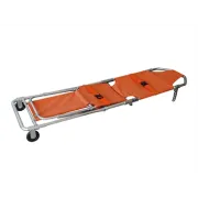 Targă de urgență pliabilă 2 în 1 GIMA – convertibilă în scaun | Portocalie, aluminiu + nylon