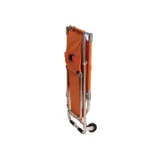 Targă de urgență pliabilă 2 în 1 GIMA – convertibilă în scaun | Portocalie, aluminiu + nylon