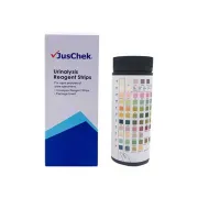 Benzi Analiză Urină GoldenProtect 14 Parametri – Include Microalbumină, Creatinină și Calciu, 50 bucăți