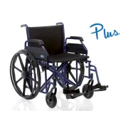 Carucior rulant pliabil pentru autopro­pulsie Moretti CP300 – serie PLUS, cadru stabilizat din oţel, dimensiuni bariatrice - XL, sarcina maxim 200 kg