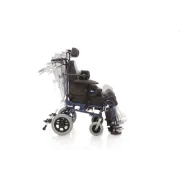 Fotoliu rulant multipostural Moretti Relief Go! CP900 – roți spate de 30 cm, cadru din oțel, ajustări multiple