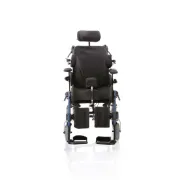 Fotoliu rulant multipostural Moretti Relief Go! CP900 – roți spate de 30 cm, cadru din oțel, ajustări multiple