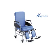 Scaun cu WC reclinabil Moretti Komoda RC325 – compact, ușor de manevrat, gândit pentru băile mici
